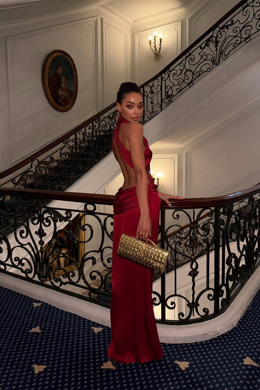 VESTIDO AURORA BORDEAUX