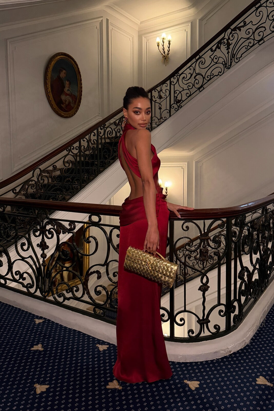 VESTIDO AURORA BORDEAUX
