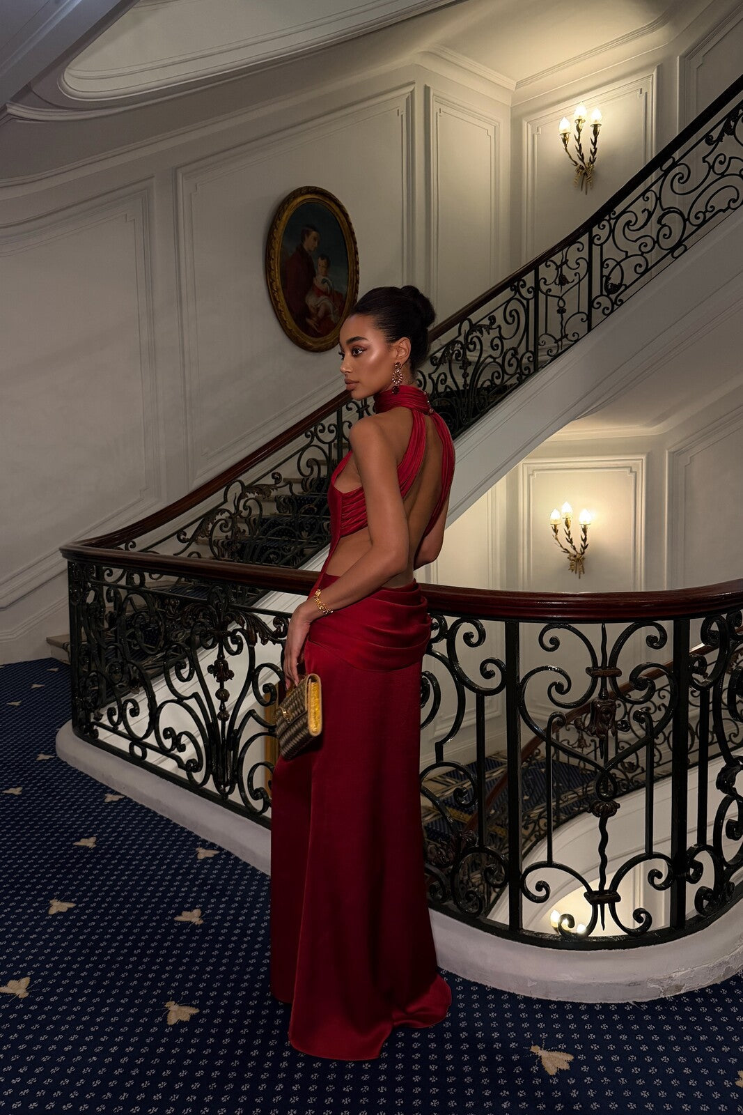 VESTIDO AURORA BORDEAUX