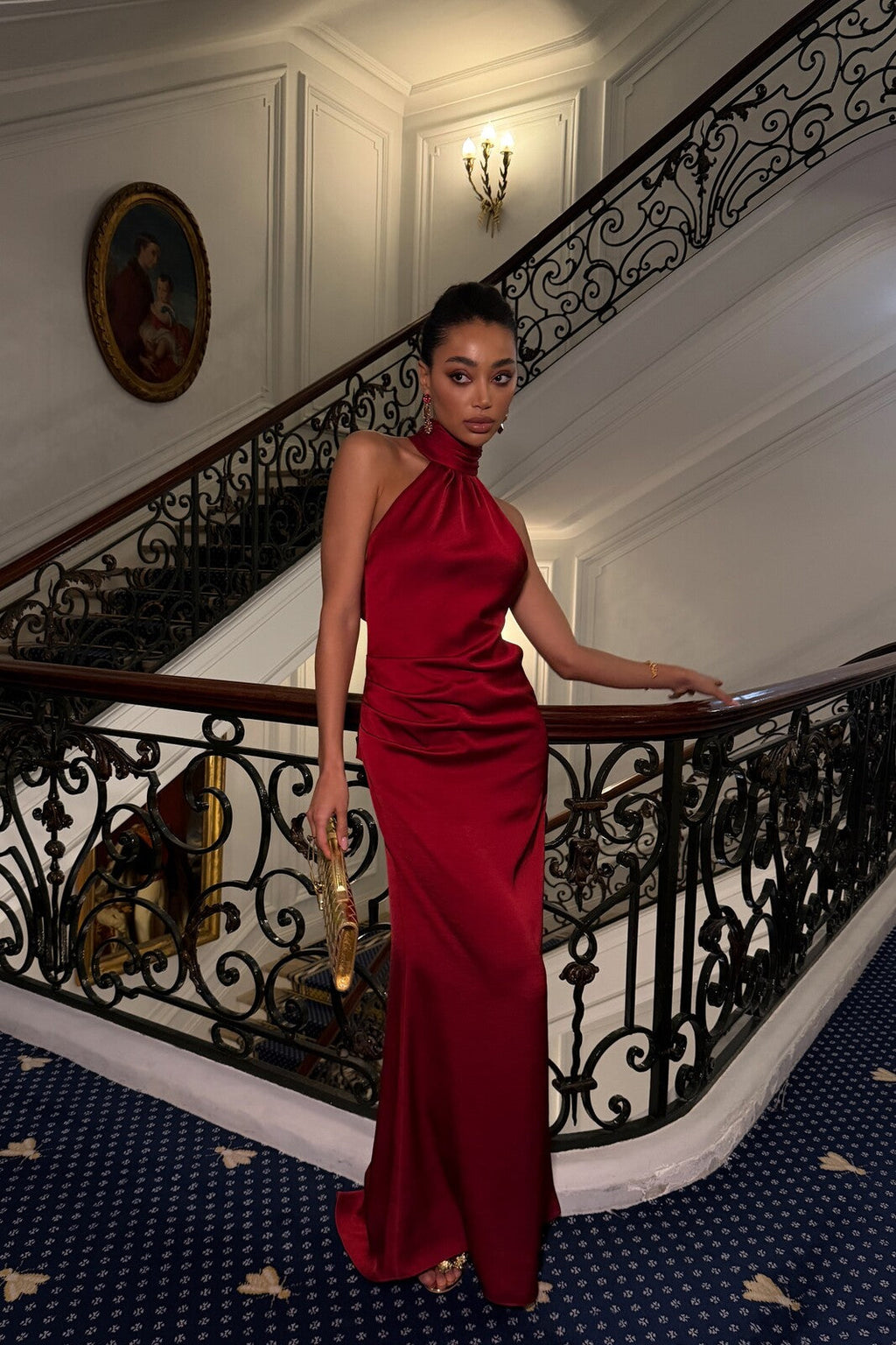 VESTIDO AURORA BORDEAUX