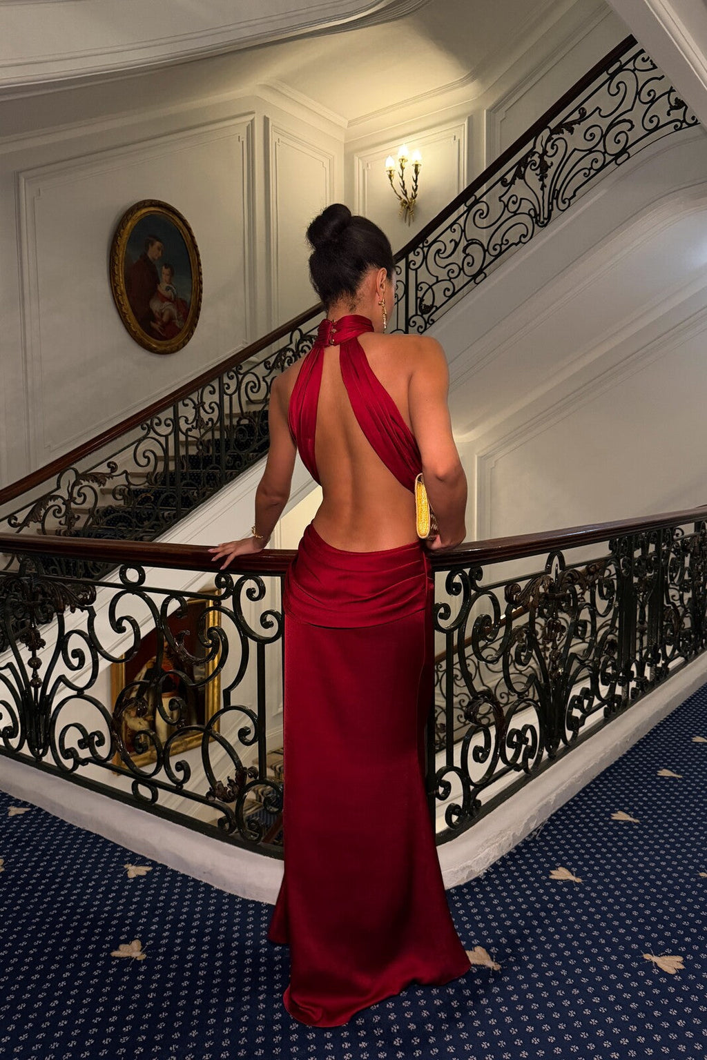 VESTIDO AURORA BORDEAUX