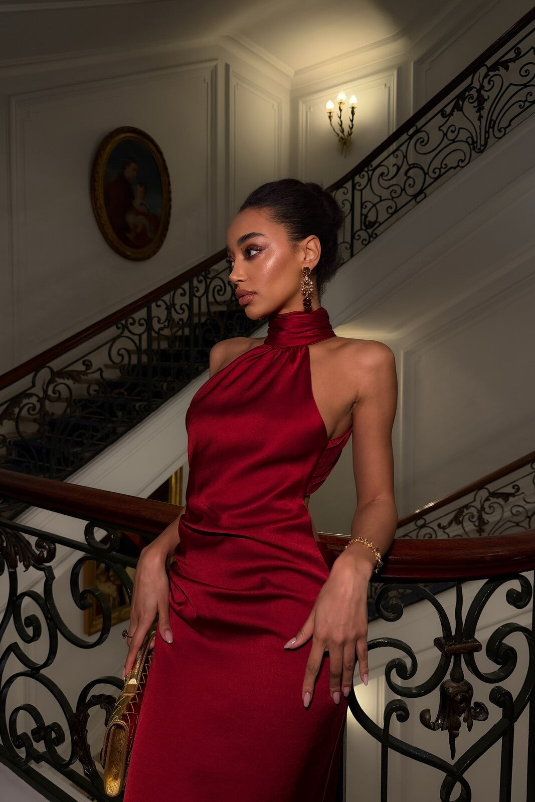 VESTIDO AURORA BORDEAUX