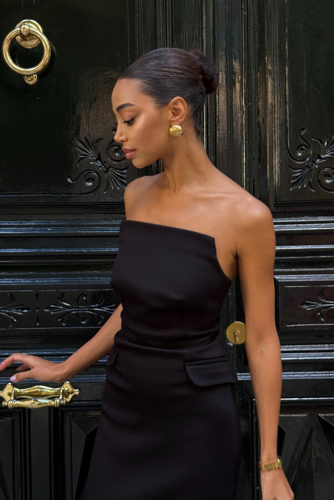 VESTIDO PRETO MIDI