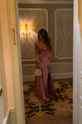 VESTIDO ROSA DECOTE COSTAS PROFUNDO