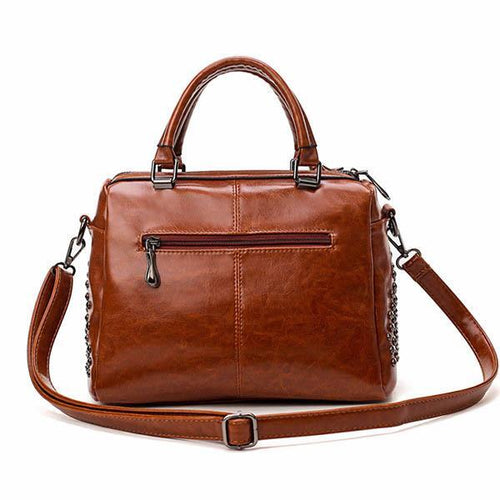 Camilla™ | Bolso de Cuero Lujo con Tachas