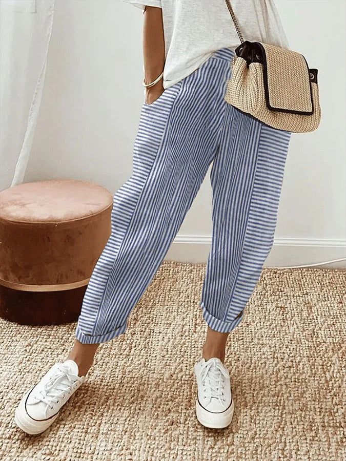 AMYNELLE – PANTALONES LIGEROS Y FAVORECEDORES