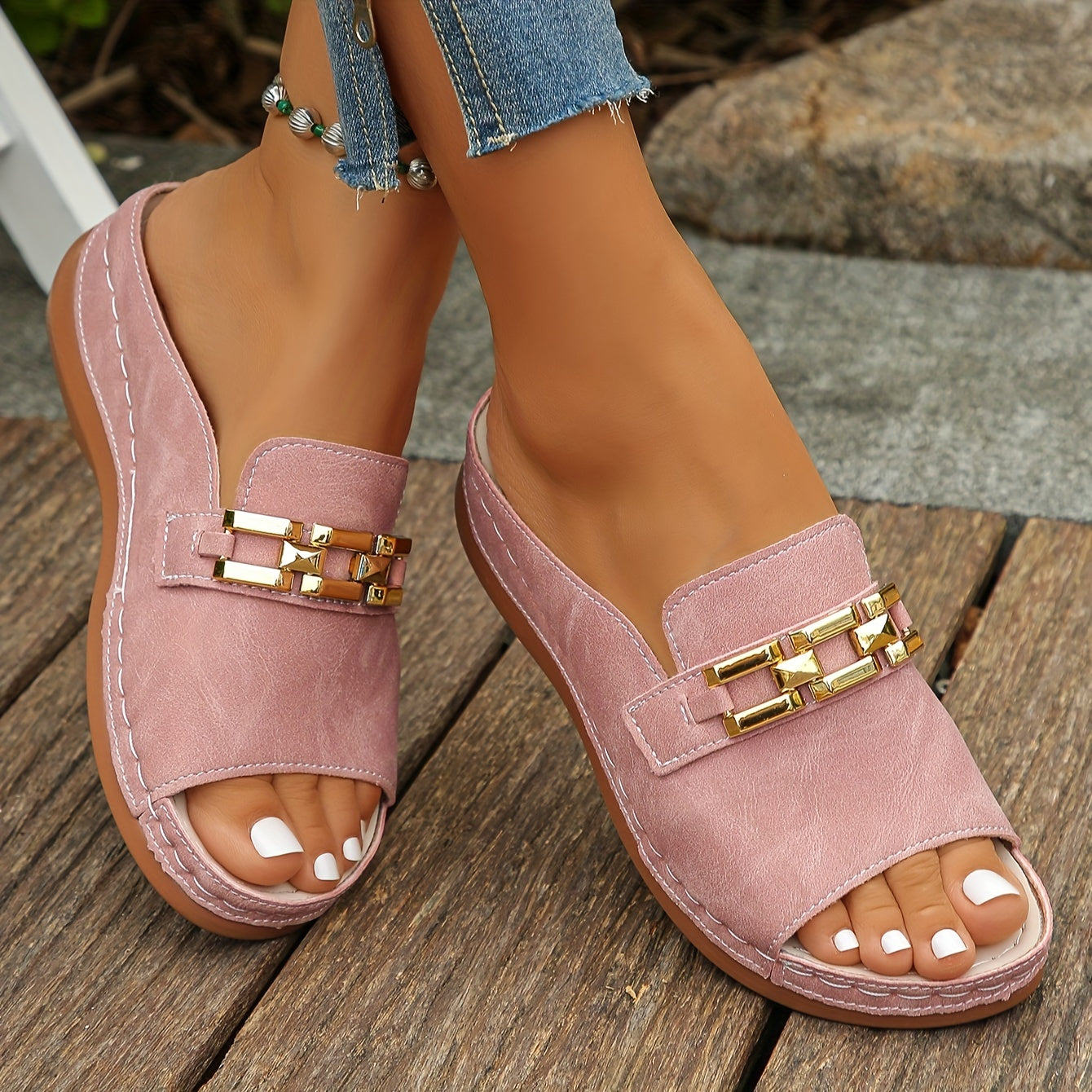 Romy | Sandalias planas