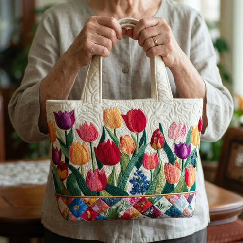 Bolso Artesanal | Tulipanes