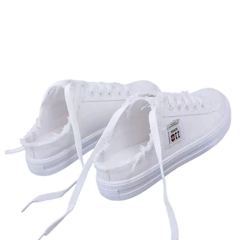 BREEZA™ | Zapatillas Mules Vaqueras para Mujer Diseño Deshilachado Casual